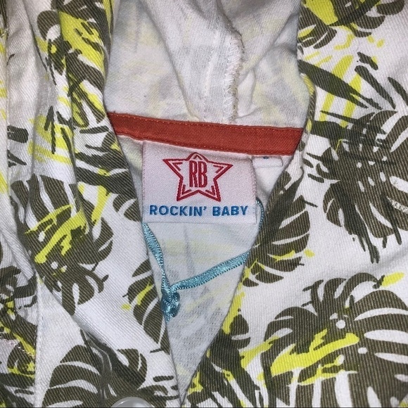 Rockin’ Baby Palm Tree Graphic Hooded Jacket, sz 6 - Picture 3 of 7